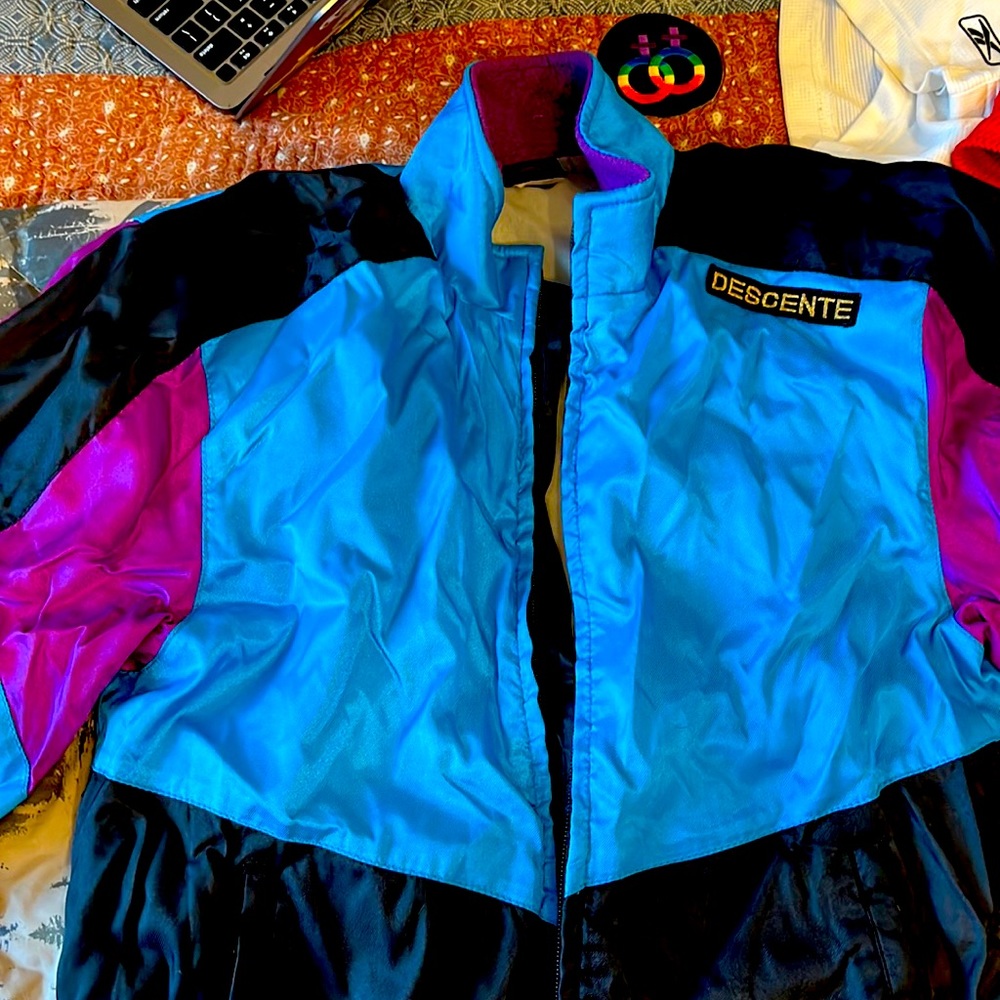 Euc, Descente, Italian cycling or running jacket